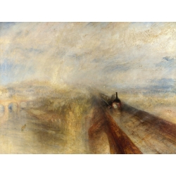 Wall art print and canvas. William Turner, Rain, Steam and Speed, The Great Western Railway