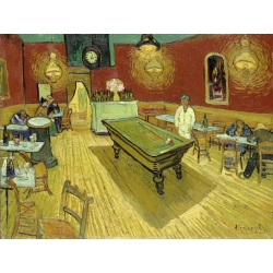 Tableau sur toile. Vincent van Gogh, Café la nuit (détail)