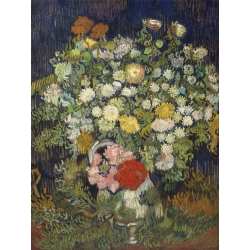 Tableau sur toile. Vincent van Gogh, Bouquet de fleurs dans un vase 