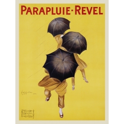 Tableau sur toile. Affiche Vintage. Cappiello, Parapluie-Revel, 1922