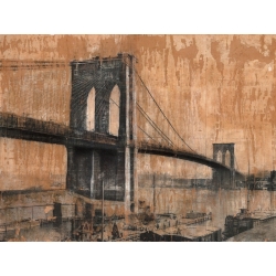 Tableau sur toile. Dario Moschetta, Brooklyn Bridge 2