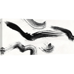 Cuadro abstracto moderno en canvas. Haru Ikeda, Flight in the Wind