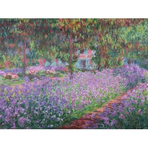 Leinwandbilder. Claude Monet, Der Künstlergarten in Giverny