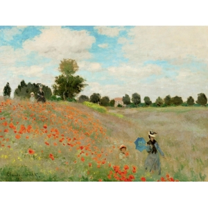 Quadro, stampa su tela. Claude Monet, Papaveri