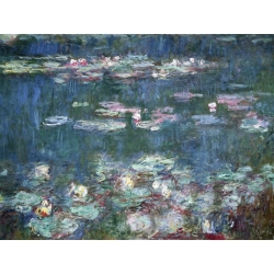 Wall art print and canvas. Claude Monet, Water-Lilies (detail)