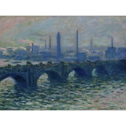 Leinwandbilder. Claude Monet, Waterloo-Brücke, London 