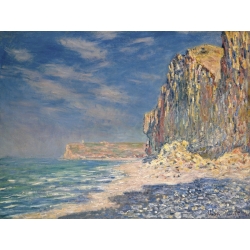 Quadro, stampa su tela. Claude Monet, Scogliera vicino a Fecamp