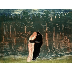 Cuadro en canvas. Edvard Munch, Lovers