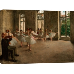 Wall art print and canvas. Edgar Degas, The rehearsal