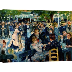Wall art print and canvas. Renoir, Dance at Le Moulin de la Galette