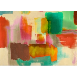 Cuadro abstracto moderno en canvas. Asia Rivieri, Colorful Sensations