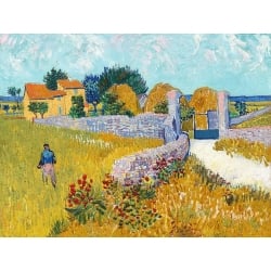 Tableau sur toile. Van Gogh, Maison de campagne en Provence