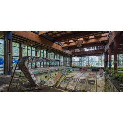 Leinwandbilder. Berenholtz, Abandoned Resort Pool, Upstate NY (detail)