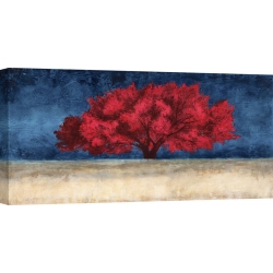 Cuadro árbol en canvas. Jan Eelder, Arbol rojo