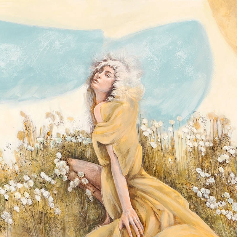 Wall art print and canvas. Erica Pagnoni, Fairy of the Pale Skies