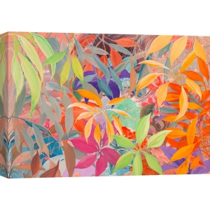 Cuadro abstracto moderno en canvas. Italo Corrado, Jungla de color