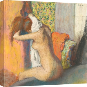 Cuadro en canvas. Degas Edgar, Después del baño II