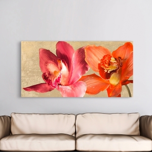 Blumenbilder auf leinwand. Moderne Orchideen