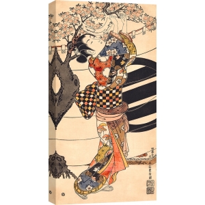 Stampe su tela orientali. Toyonobu Ishikawa, Hanging poems