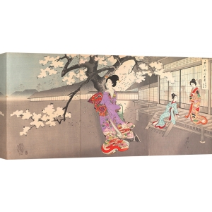 Japanische Kunstdrucke. Yoshu Chikanobu, Chiyoda Castle