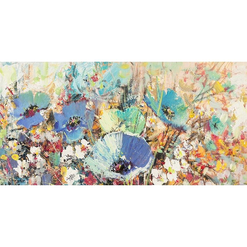 Wall Art Print and Canvas. Field of Flowers in Spring I (detail)