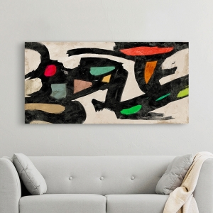 Modern abstract wall art print and canvas. Waves in motion
