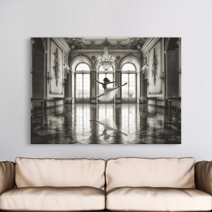 Wall Art Print and Canvas. Dancer in an interior