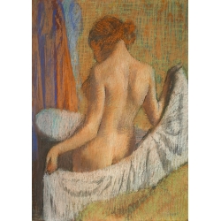 Wall art print, canvas. Edgar Degas, After the Bath