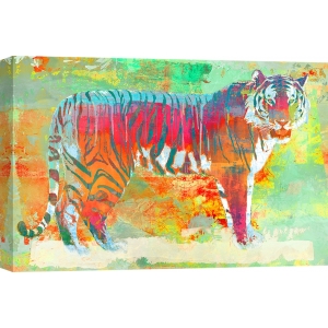 Modern wall art print and canvas. Pop Art Tiger