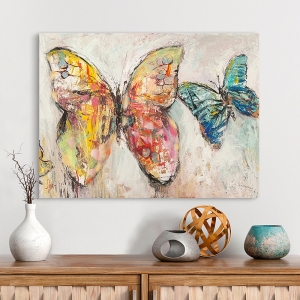 Wall Art Print and Canvas. Butterflies I