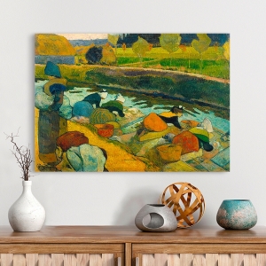 Cuadro en canvas. Gauguin Paul, Lavanderas