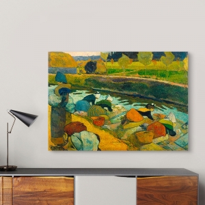 Tableau sur toile et affiche. Paul Gauguin, Lavandières