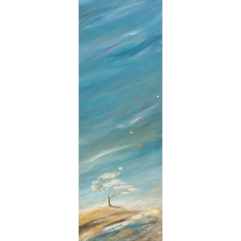 Whimsical Wall Art Print and Canvas. Wind of Love