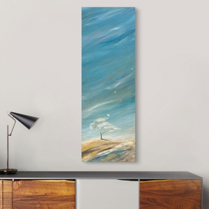 Whimsical Wall Art Print and Canvas. Wind of Love