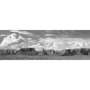 Wall Art Print, Canvas. Landscape Photo. Valley Of The Gods, BW