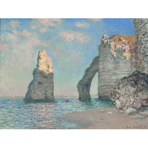Cuadro en canvas. Claude Monet, Acantilado en Etretat