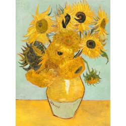 Cuadro en canvas. Vincent van Gogh, Girasoles