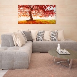 Wall art print and canvas. Jan Eelder, Red Leaves