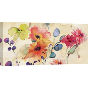 Wall art print and canvas. Kelly Parr, Floral Fireworks