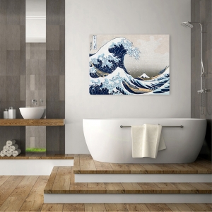 Tableau Japonais. Hokusai, La grande vague de Kanagawa