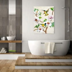 Wall art print and canvas. Terry Wang, Magnolia and Birds