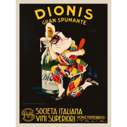 Tableau sur toile. Affiche Vintage. Plinio Codognato, Dionis, 1928