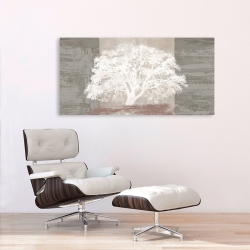 Wall art print, canvas, poster. Alessio Aprile, White Tree Panel