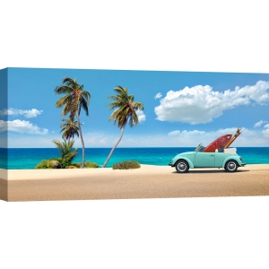 Leinwandbilder und Poster mit Wagen. Surfers' Retreat