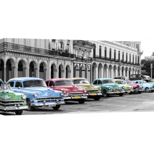 Leinwandbilder. Pangea Images, Amerikanische Autos, Havanna, Kuba
