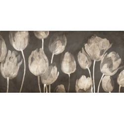 Tableau fleurs sur toile. Luca Villa, Tulipes modernes