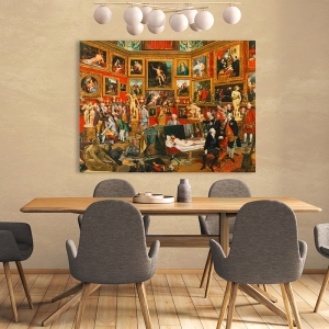 Wall art print, canvas, poster. Johan Zoffany, Tribuna of the Uffizi