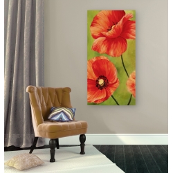 Wall art print and canvas. Luca Villa, Poppies in the wind I