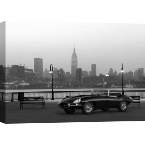 Cuadros y posters de autos. Vintage Spyder in NYC (BW)
