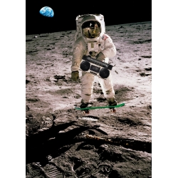 Leinwandbilder und Poster. Astrolabs, Moonskating (NASA)
